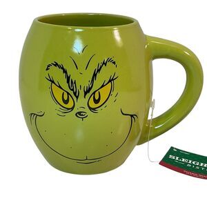 The Grinch Face Coffee Mug Tea Cup Dr. Seuss Merry Grinchmas Large 18 Oz New